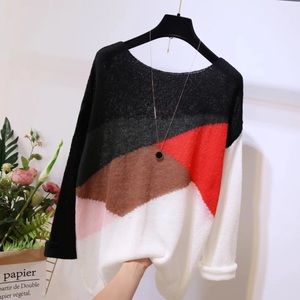 🌷🌷🆕color block sweater